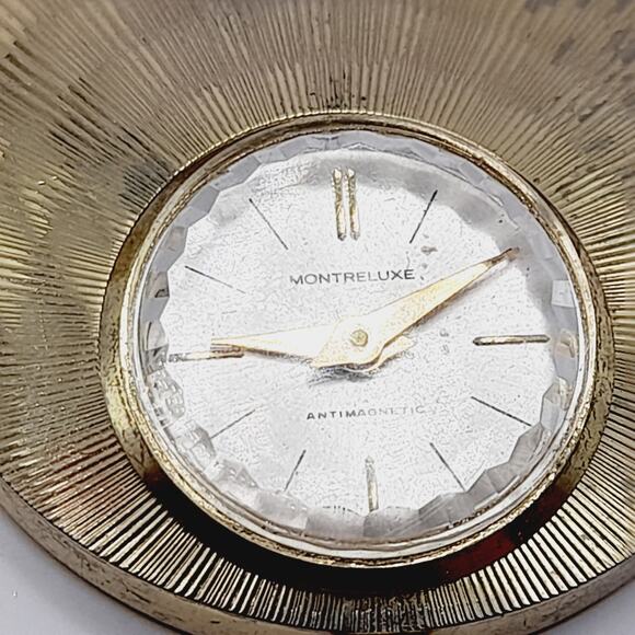 Vintage Ladies Montreluxe Wind-Up Pendant Watch Necklace – Not Working - Picture 7 of 7